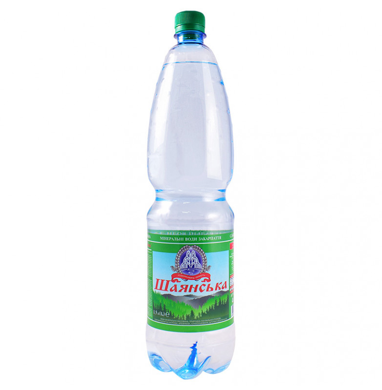 Мінеральна слабогазована вода Шаянська 1,5 л